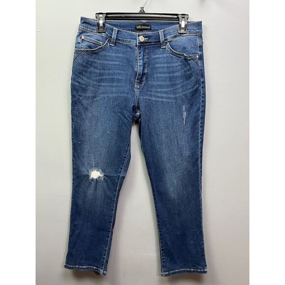 Lee Slimming‎ fit Jeans Womens size 10 denim ankle Denim Casual - Picture 1 of 9